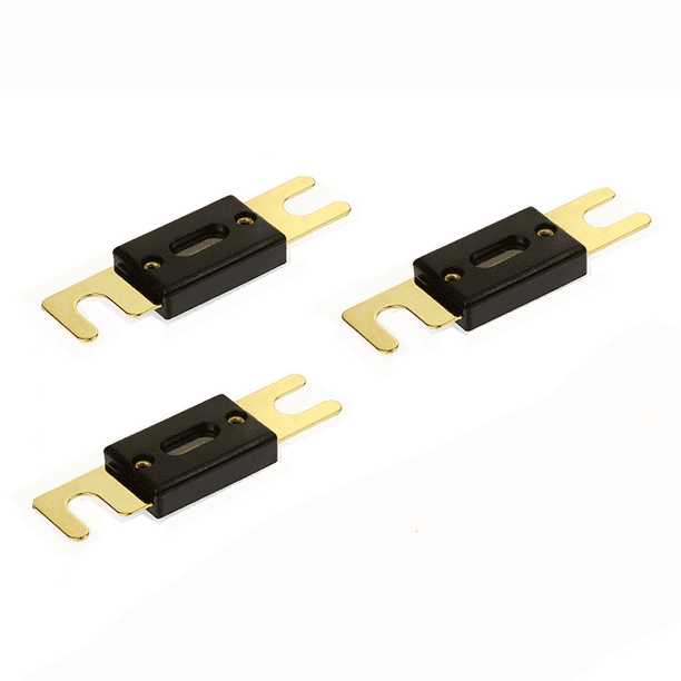 Fuse Holder ANL-150A ANL Fuses Flat Fuse 150Amp Car Audio and Vide Gold Plated